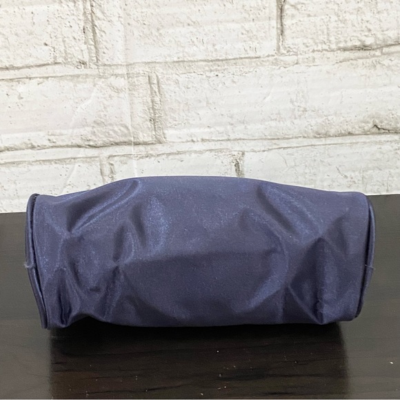 CHRISTIAN DIOR Parfums Navy Satin Cosmetic Case Travel Pouch Bag - Picture 4 of 11